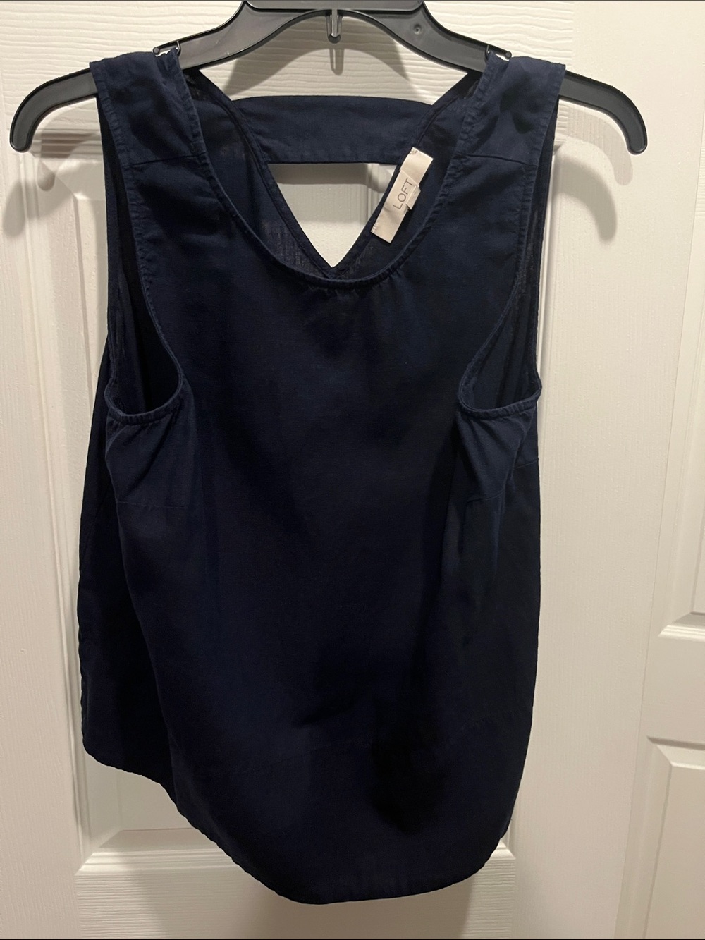 Loft linen blend top